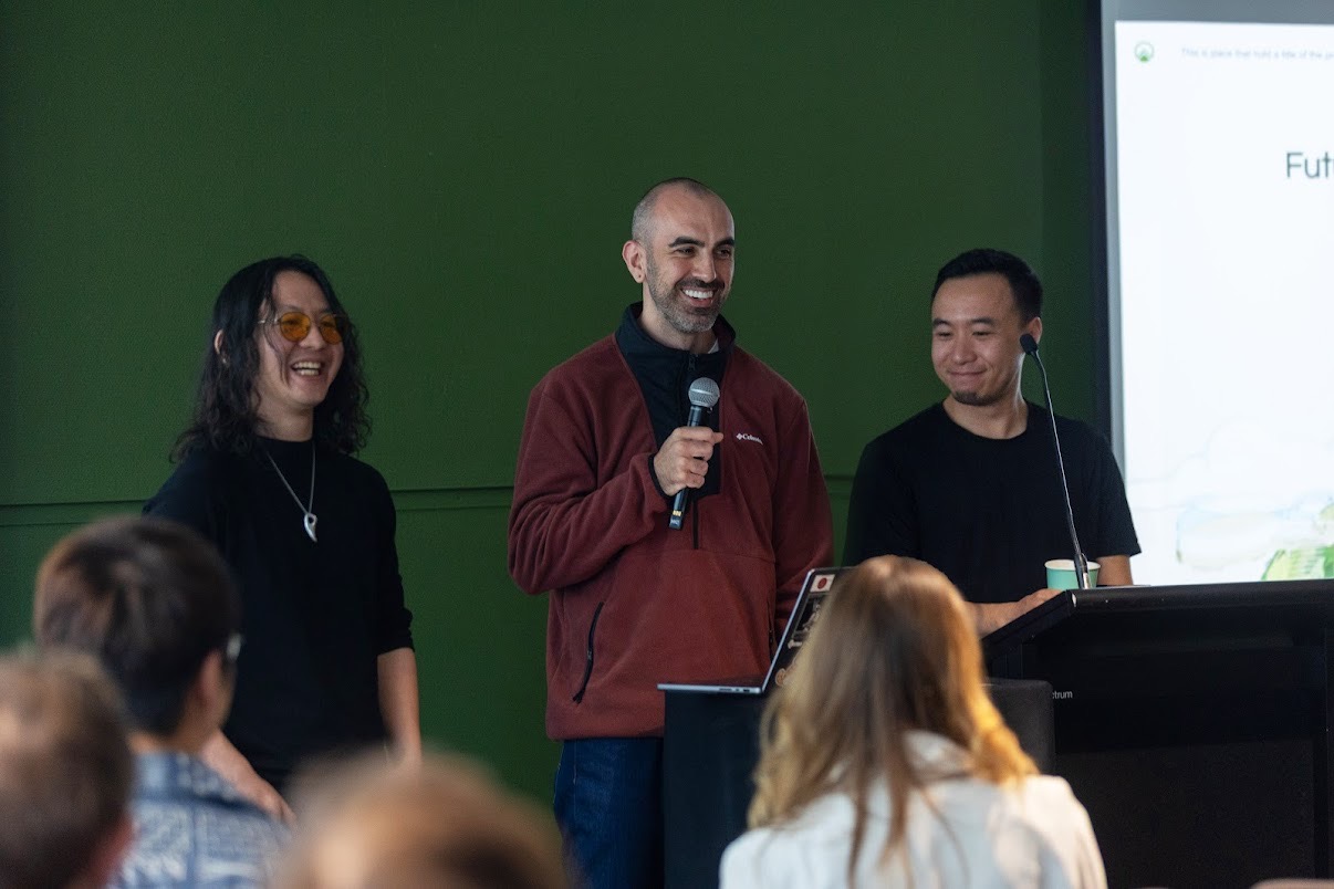 Mirko Garozzo speaking at an event